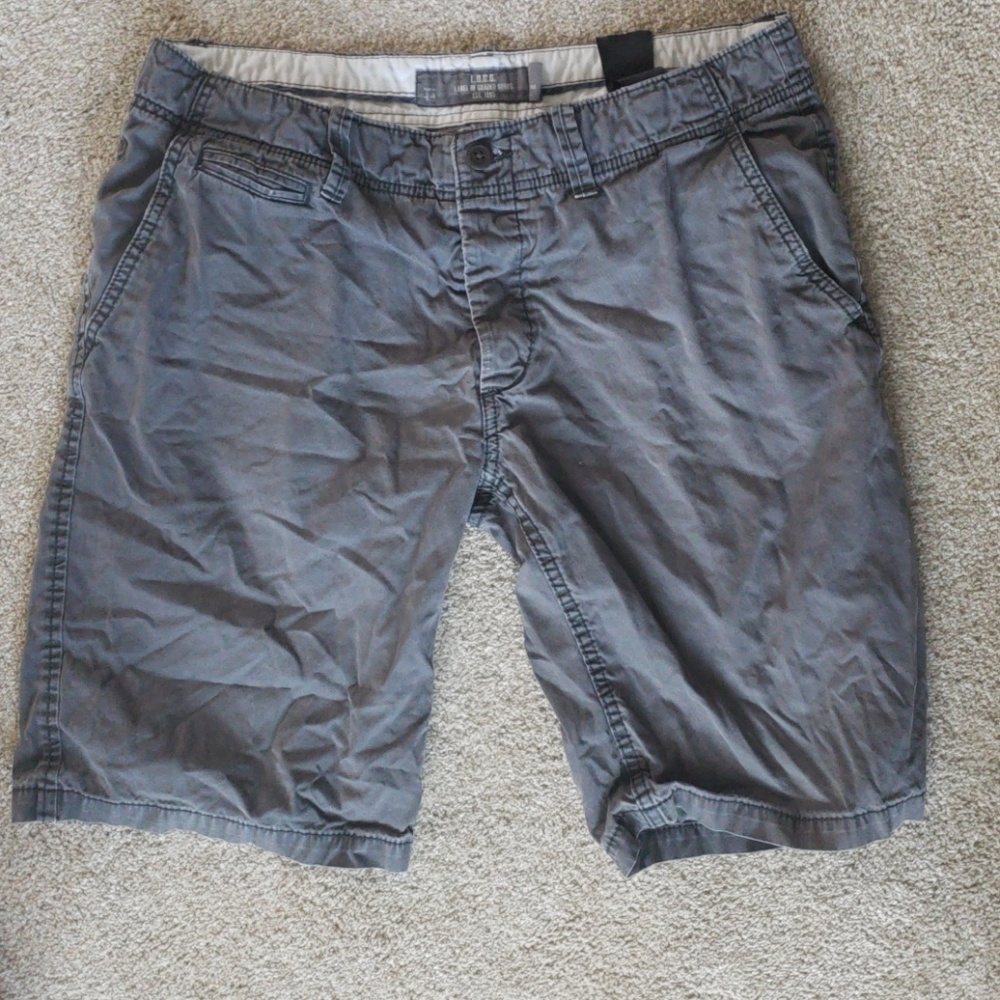 Dark grey khaki shorts